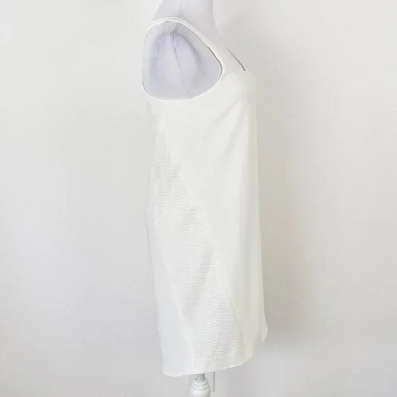 Rag & Bone Chieftain Textured Panel Racerback Tank Shift Mini Dress - 0 - Picture 4 of 9